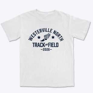 Westerville North High School Track and Field Premium Heavyweight T-shirt