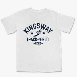 Kingsway Christian School Track and Field Premium Heavyweight T-shirt