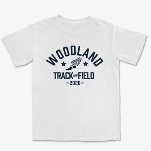 Woodland Elementary School Track and Field Premium Heavyweight T-shirt