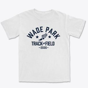 Wade Park Elementary School Track and Field Premium Heavyweight T-shirt
