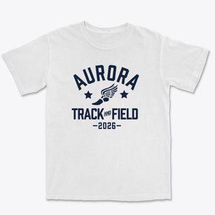 Aurora High School Track and Field Premium Heavyweight T-shirt