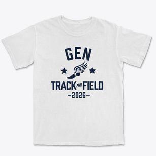 Gen Rufus Putman Community School Track and Field Premium Heavyweight T-shirt