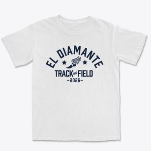 El Diamante High School Track and Field Premium Heavyweight T-shirt