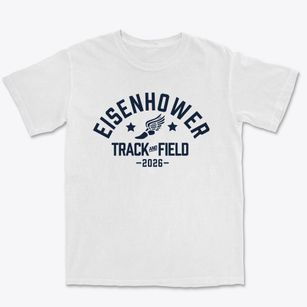 Eisenhower Junior High School Track and Field Premium Heavyweight T-shirt