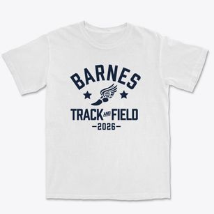 Barnes Elementary School Track and Field Premium Heavyweight T-shirt