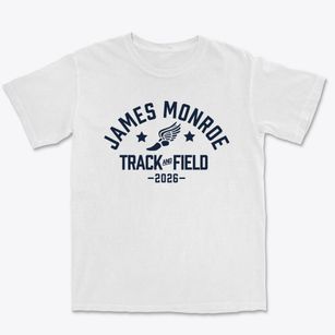 James Monroe Elementary School Track and Field Premium Heavyweight T-shirt