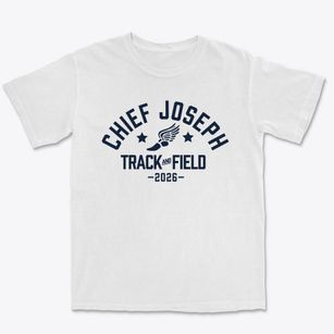Chief Joseph Elementary School Track and Field Premium Heavyweight T-shirt