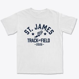 St. James High School Track and Field Premium Heavyweight T-shirt