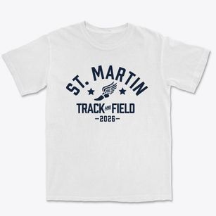 Saint Martin De Porres School Track and Field Premium Heavyweight T-shirt