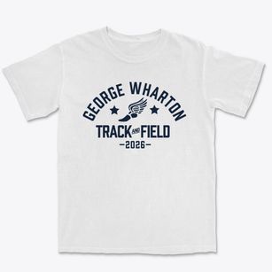 George Wharton Middle School Track and Field Premium Heavyweight T-shirt