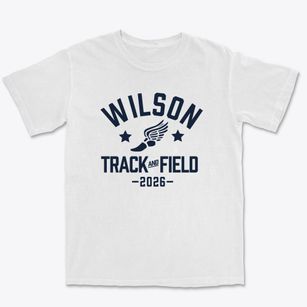 Wilson Early Childhood Center Track and Field Premium Heavyweight T-shirt