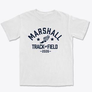 Marshall Math Science Academy Track and Field Premium Heavyweight T-shirt