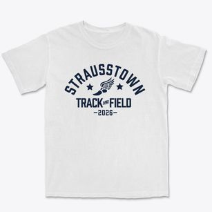 Strausstown Elementary School Track and Field Premium Heavyweight T-shirt