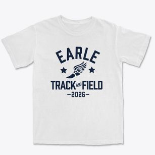 Earle Elementary School Track and Field Premium Heavyweight T-shirt
