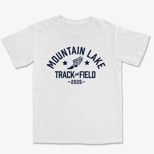 Mountain Lake High School Track and Field Premium Heavyweight T-shirt