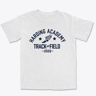 Harding Academy Cherry Road Campus Track and Field Premium Heavyweight T-shirt