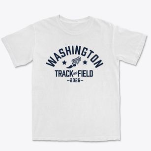 Washington School Track and Field Premium Heavyweight T-shirt
