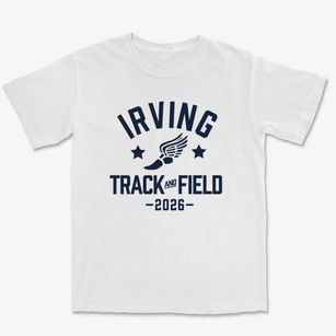 Irving Middle School Track and Field Premium Heavyweight T-shirt