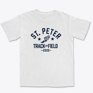 Saint Peter & Saint Paul School Track and Field Premium Heavyweight T-shirt
