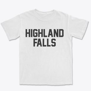 Highland Falls New York Classic Block Premium Heavyweight T-shirt
