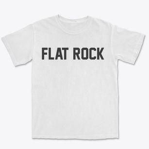 Flat Rock North Carolina Classic Block Premium Heavyweight T-shirt