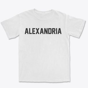 Alexandria Virginia Classic Block Premium Heavyweight T-shirt