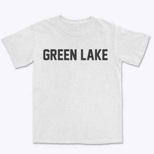 Green Lake Wisconsin Classic Block Premium Heavyweight T-shirt