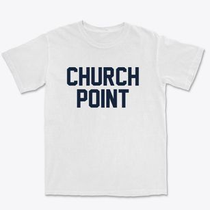 Church Point Louisiana Classic Block Premium Heavyweight T-shirt