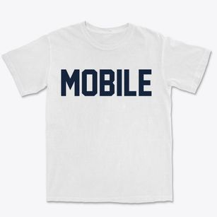 Mobile Alabama Classic Block Premium Heavyweight T-shirt