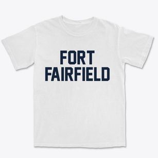 Fort Fairfield Maine Classic Block Premium Heavyweight T-shirt