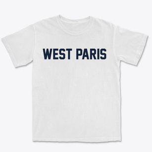 West Paris Maine Classic Block Premium Heavyweight T-shirt