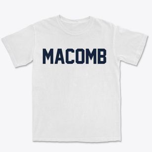 Macomb Oklahoma Classic Block Premium Heavyweight T-shirt