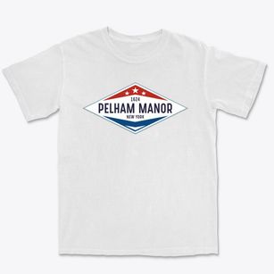 Pelham Manor New York Diamond Star Premium Heavyweight T-shirt