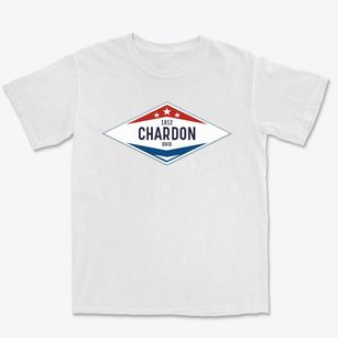 Chardon Ohio Diamond Star Premium Heavyweight T-shirt