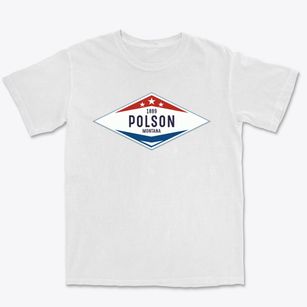 Polson Montana Diamond Star Premium Heavyweight T-shirt