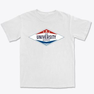 University Mississippi Diamond Star Premium Heavyweight T-shirt