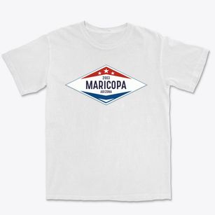 Maricopa Arizona Diamond Star Premium Heavyweight T-shirt
