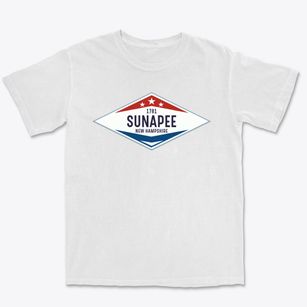 Sunapee New Hampshire Diamond Star Premium Heavyweight T-shirt