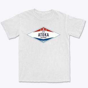 Atoka Oklahoma Diamond Star Premium Heavyweight T-shirt