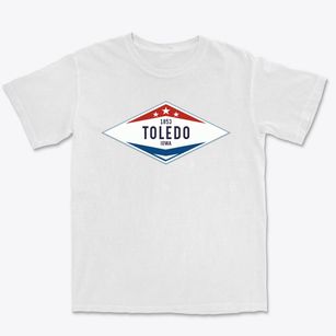Toledo Iowa Diamond Star Premium Heavyweight T-shirt