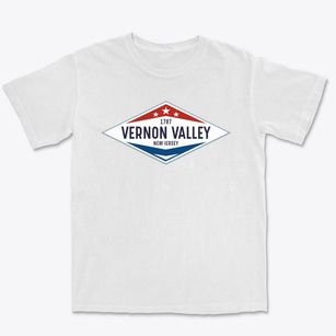 Vernon Valley New Jersey Diamond Star Premium Heavyweight T-shirt