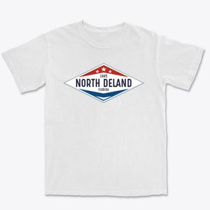 North Deland Florida Diamond Star Premium Heavyweight T-shirt