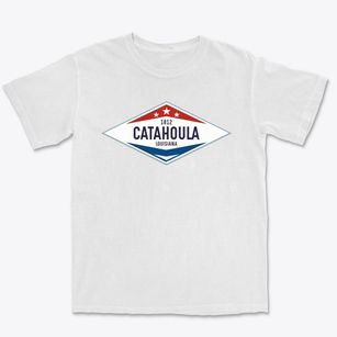 Catahoula Louisiana Diamond Star Premium Heavyweight T-shirt