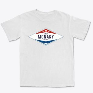 Mcnary Arizona Diamond Star Premium Heavyweight T-shirt