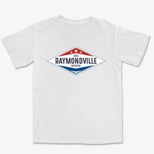 Raymondville Missouri Diamond Star Premium Heavyweight T-shirt