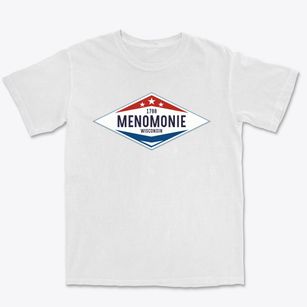 Menomonie Wisconsin Diamond Star Premium Heavyweight T-shirt