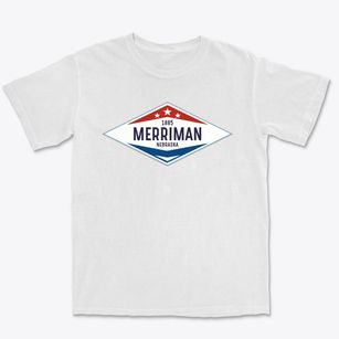 Merriman Nebraska Diamond Star Premium Heavyweight T-shirt