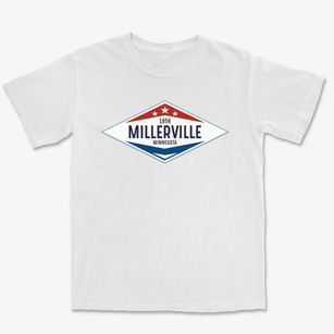 Millerville Minnesota Diamond Star Premium Heavyweight T-shirt