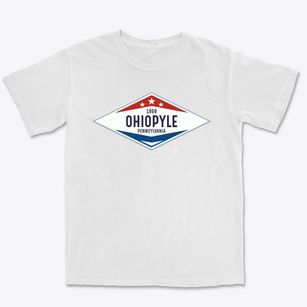 Ohiopyle Pennsylvania Diamond Star Premium Heavyweight T-shirt