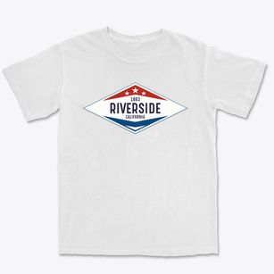 Riverside California Diamond Star Premium Heavyweight T-shirt